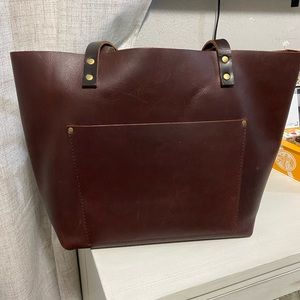 Portland leather large tote.